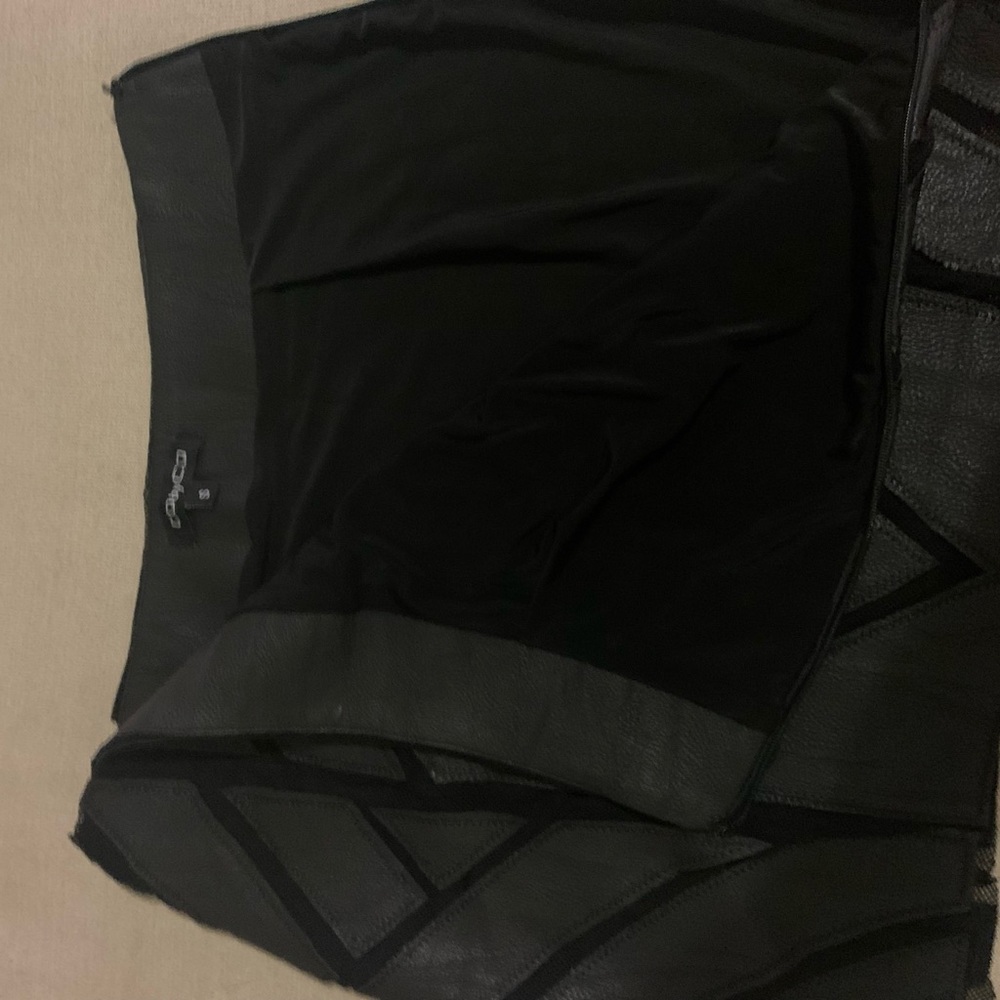 CQ by CQ patchwork/mesh miniskirt - Picture 4 of 11